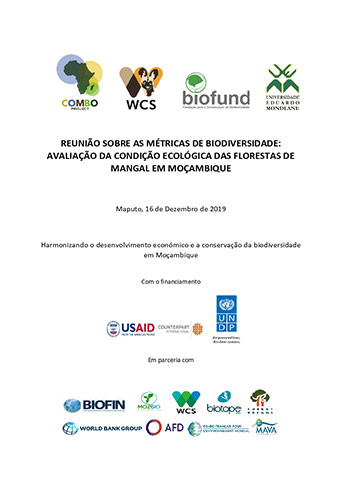 Reunião sobre as métricas de biodiversidade: avaliação da condição ecológica das florestas de mangal em moçambique