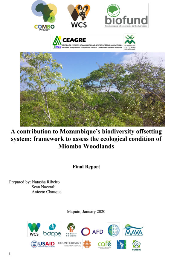 Métrica para Avaliação da Condição Ecológica de Ecossistema de Miombo