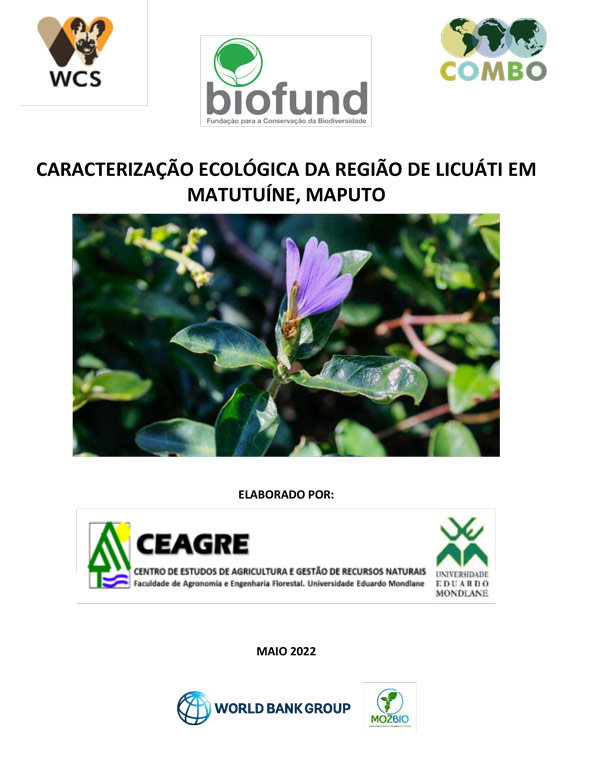 Caracterização ecológica da região de Licuáti