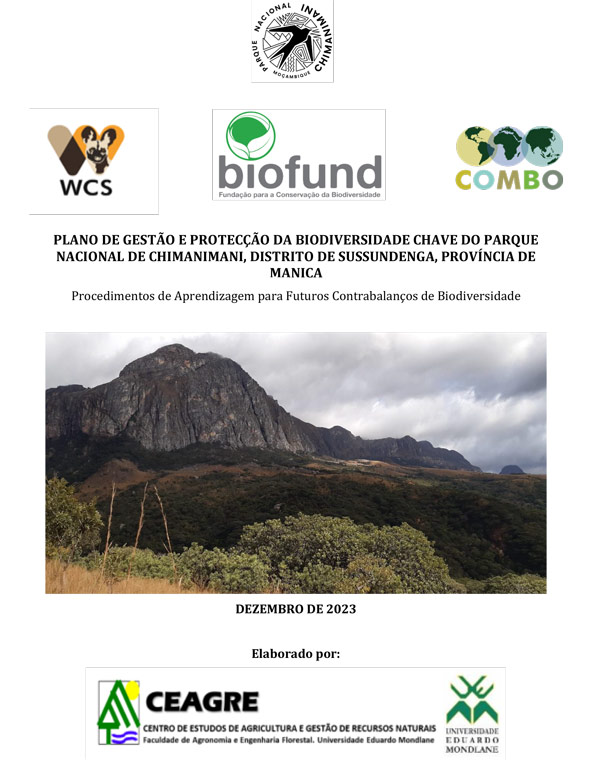 Plano de gestão e protecção da biodiversidade chave no Parque Nacional de Chimanimani