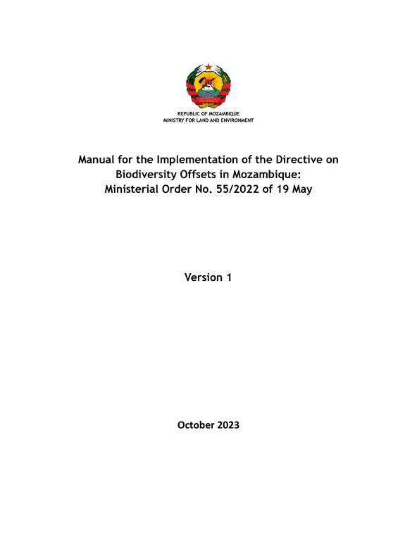 Implementation Manual of the Biodiversity Offsets Directive (Ministerial Orde Nr. 55-2022)